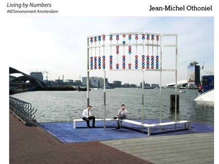 AIDSmonument Amsterdam – ontwerp Jean-Michel Othoniel 2