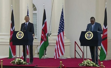 Barack Obama - Uhuru Kenyatta