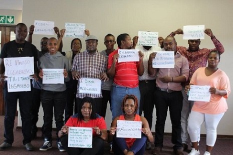 Support actie I STAND WITH LEGABIBO Botwana